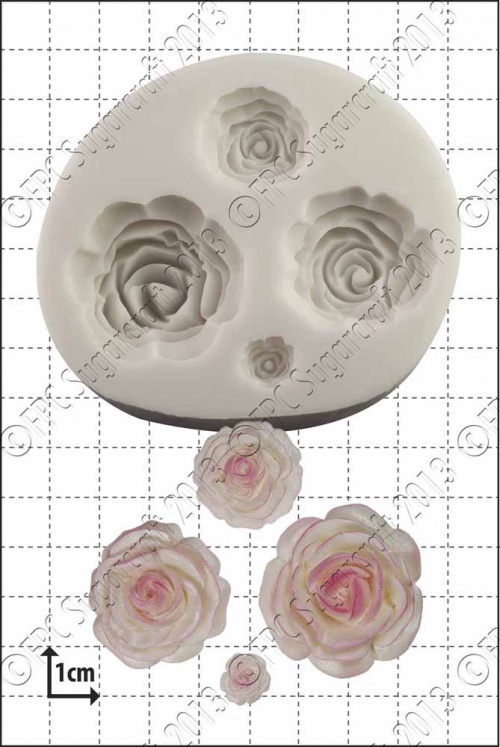 'Multi Rose' Silicone Mould